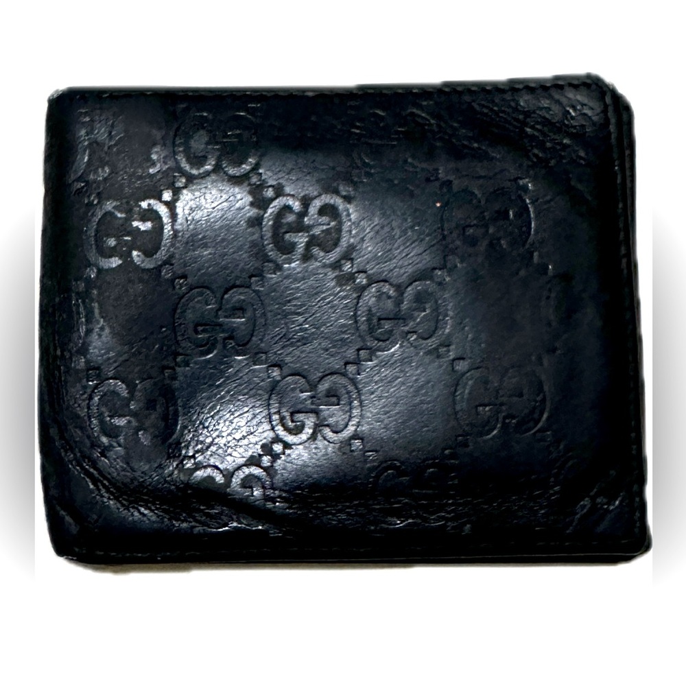 Vintage Black leather Gucci Men’s wallet